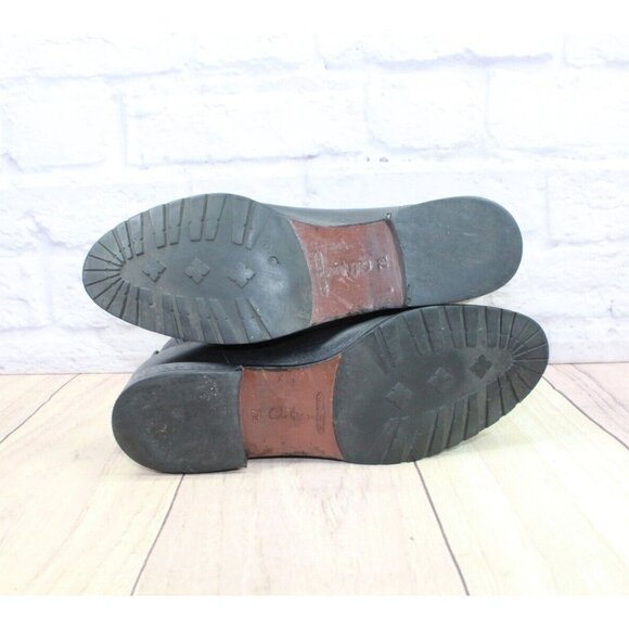 Cole Haan Black Stretch Side Panel Almond Toe Chelsea Booties Size 7.5 B - Picture 9 of 9